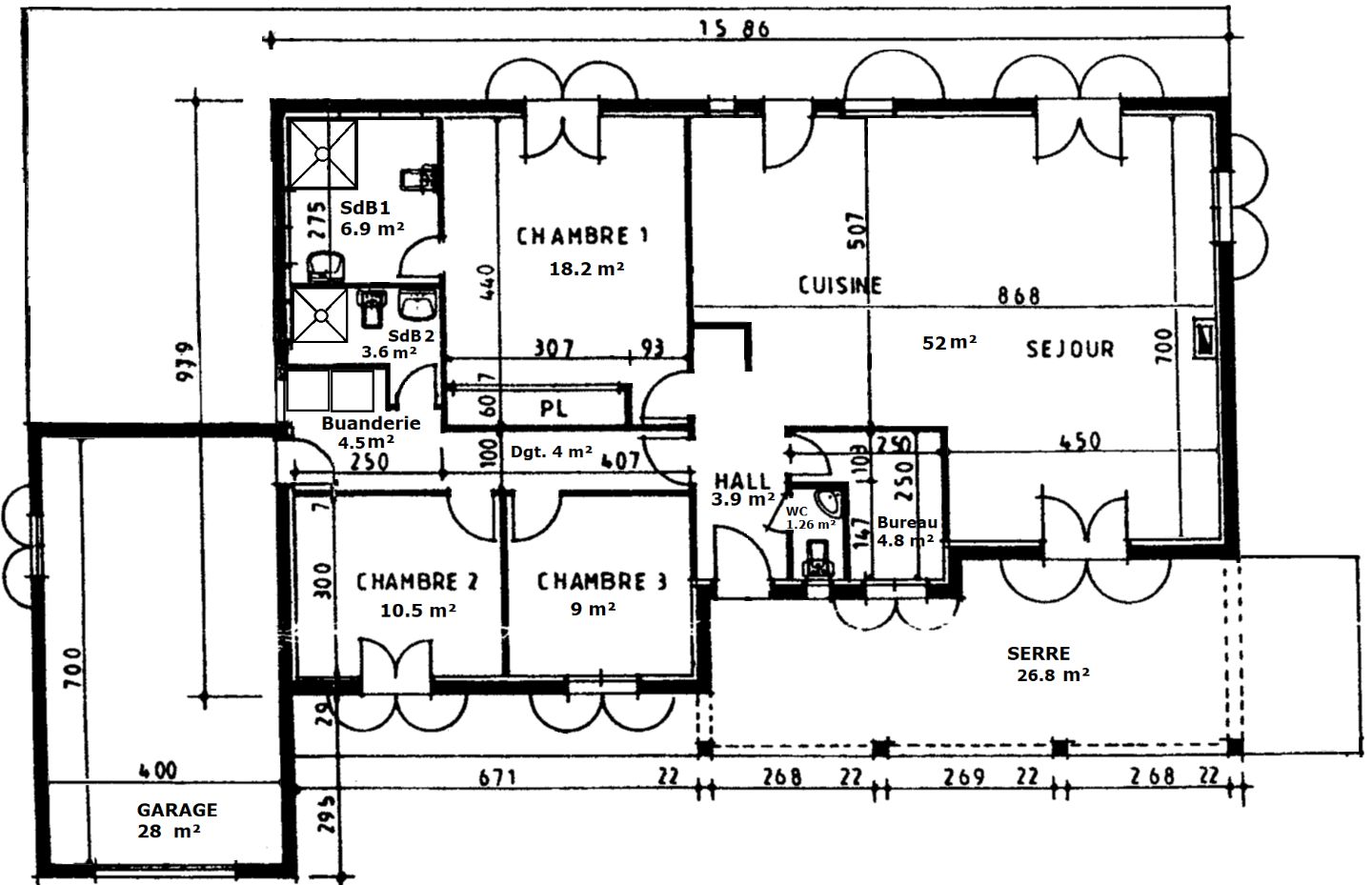 Maison individuelle à vendre  - 5 pièce(s) - 120m2 - Montbrun Des Corbieres (11700)