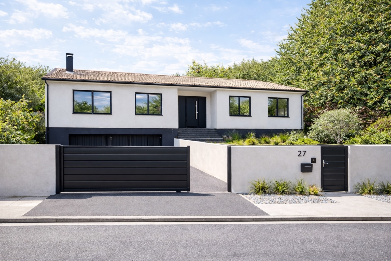 Magnifique maison contemporaine rénovée dans un secteur prisé