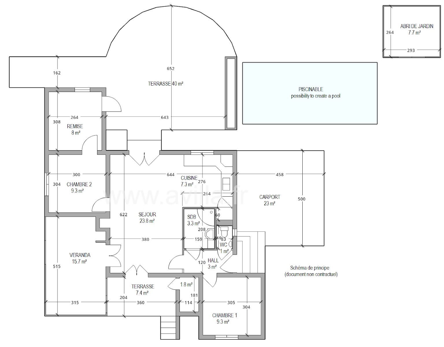 Maison individuelle à vendre  - 4 pièce(s) - 82m2 - Pouzols-minervois (11120)