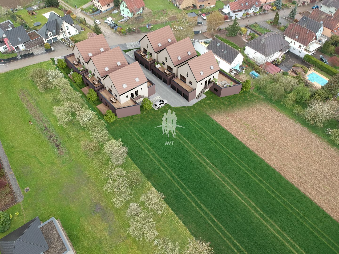 Appartement neuf à vendre  - 2 pièce(s) - 53m2 - Nordhouse (67150)