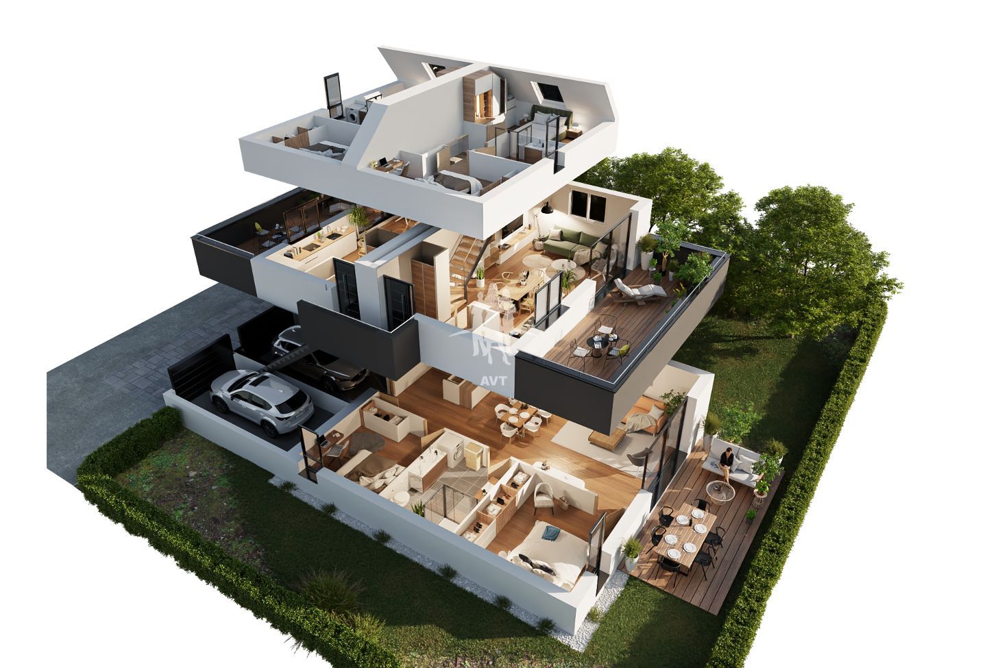 Appartement neuf à vendre  - 2 pièce(s) - 53m2 - Nordhouse (67150)