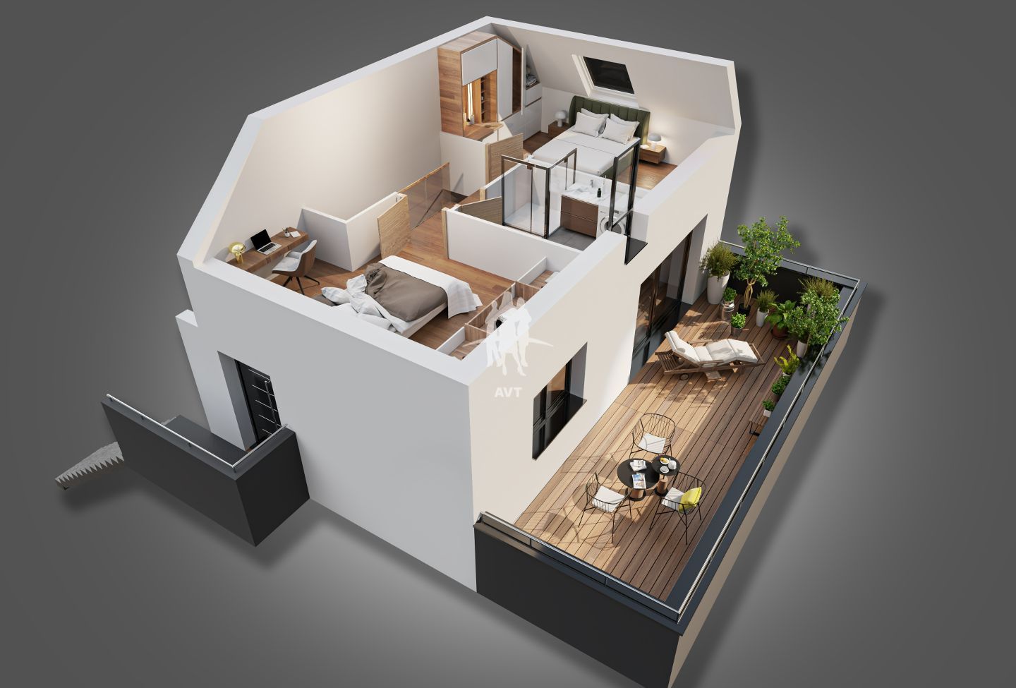 Appartement neuf à vendre  - 2 pièce(s) - 53m2 - Nordhouse (67150)