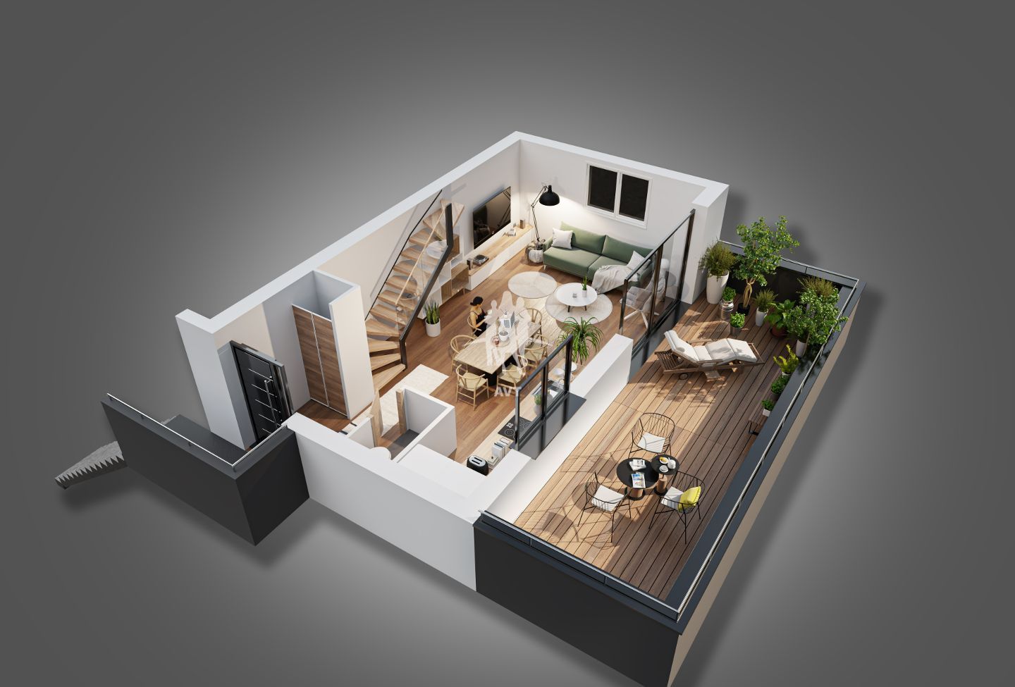 Appartement neuf à vendre  - 2 pièce(s) - 53m2 - Nordhouse (67150)