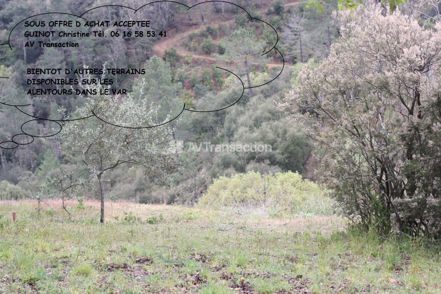 TANNERON : Terrain agricole non constructible de 5495 m2