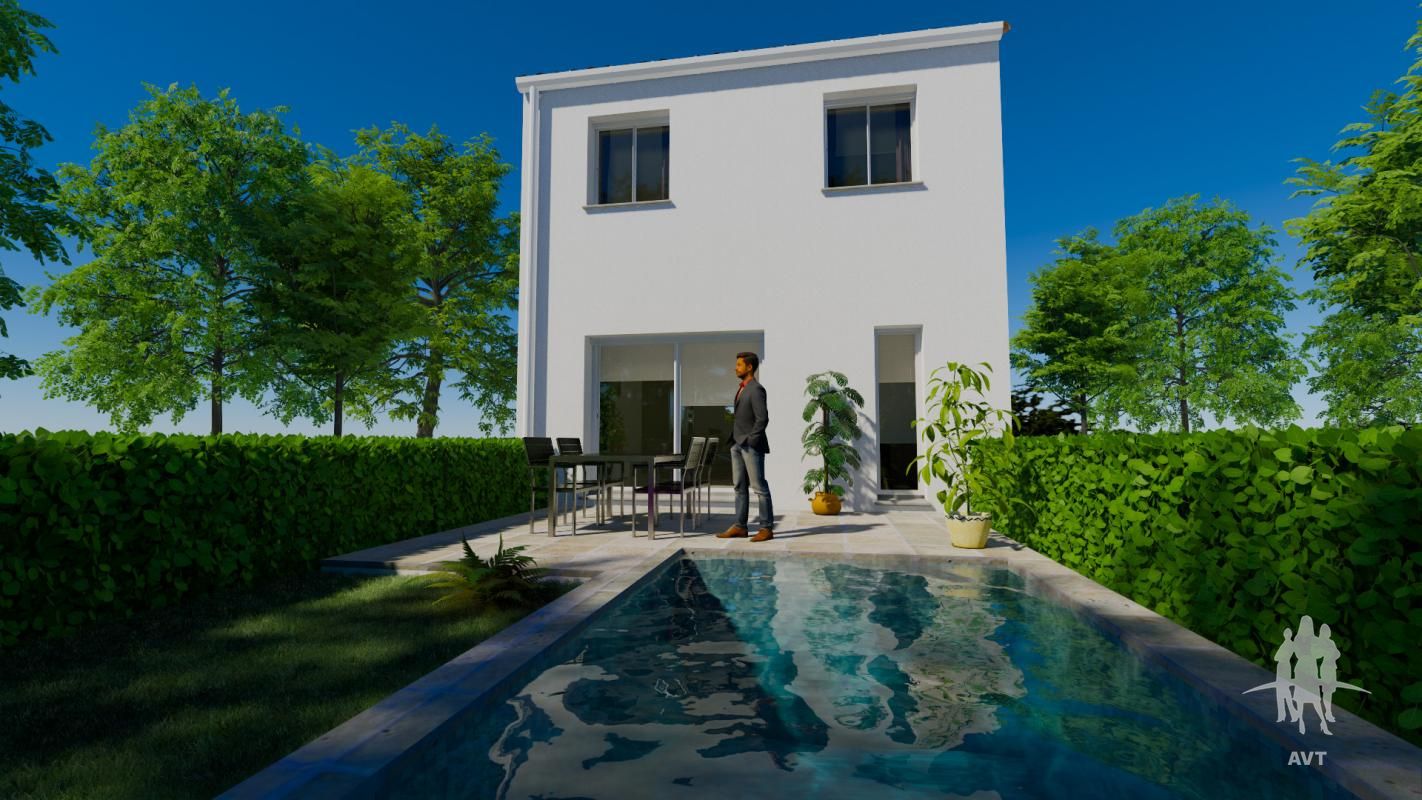 Terrain constructible à vendre  - 670m2 - Saint Bres (30500)