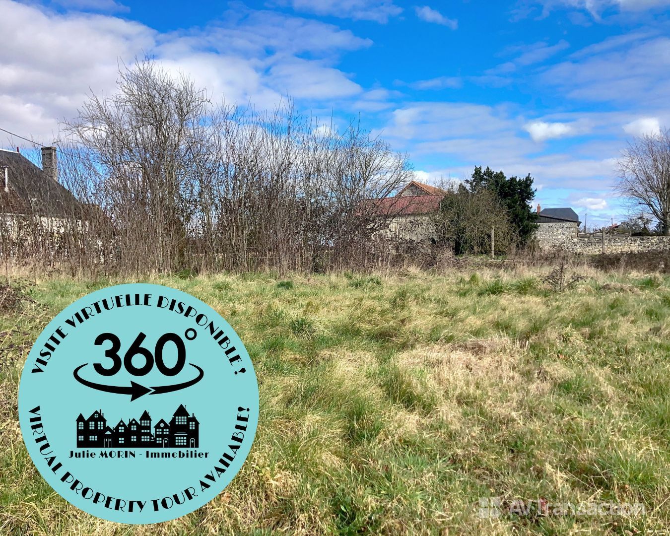 Terrain constructible 1400 m2 - belle situation