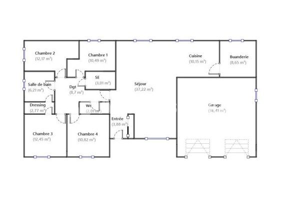 Maison à vendre  - 5 pièce(s) - 130m2 - Bâgé-la-ville (01380)