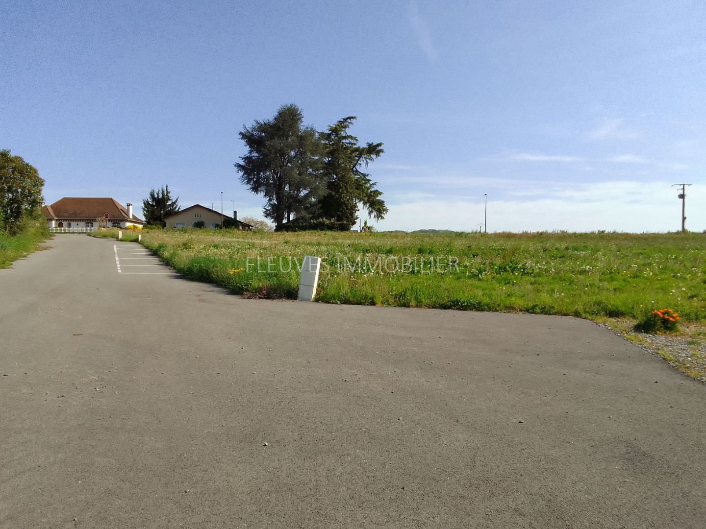 Terrain constructible à vendre  - 1091m2 - Navarrenx (64190)