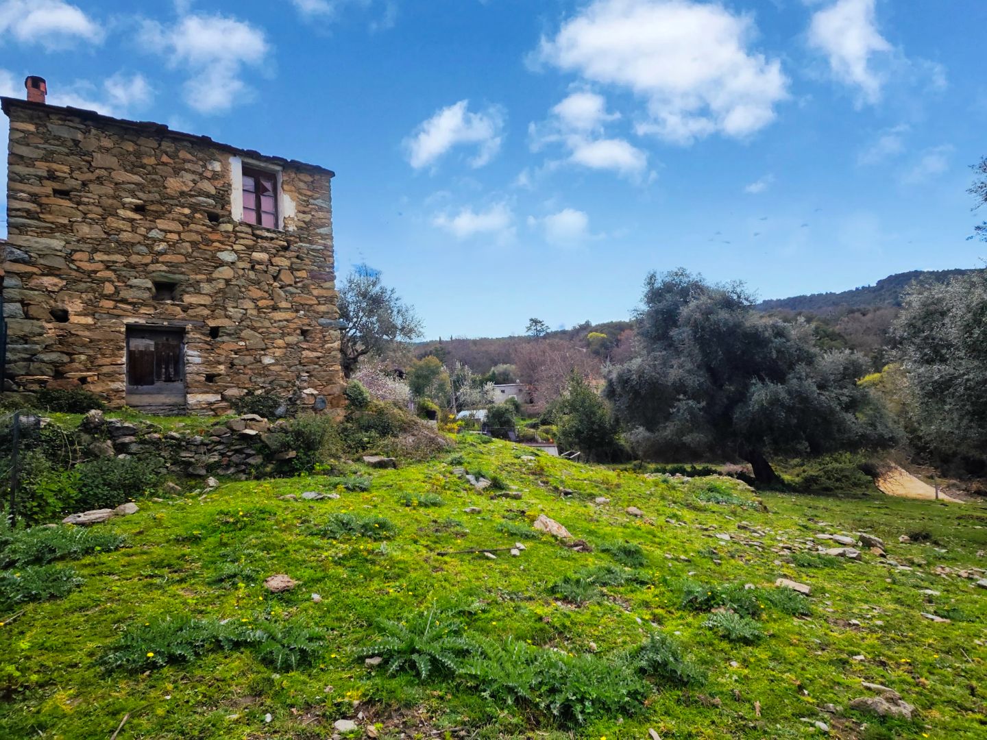 Maison en pierre à réhabiliter entièrement