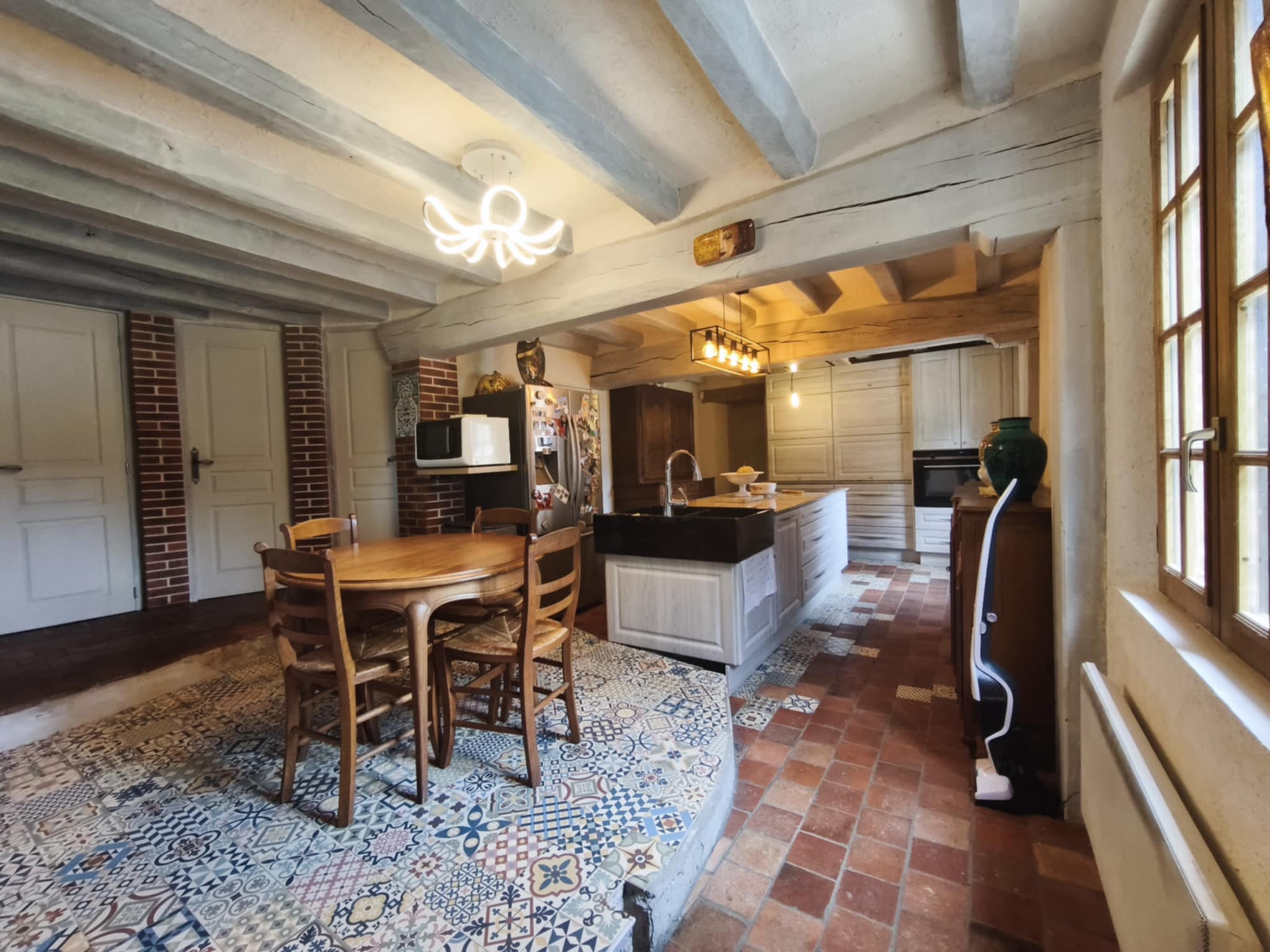 Corps de ferme à vendre  - 8 pièce(s) - 256m2 - Vernou-en-sologne (41230)