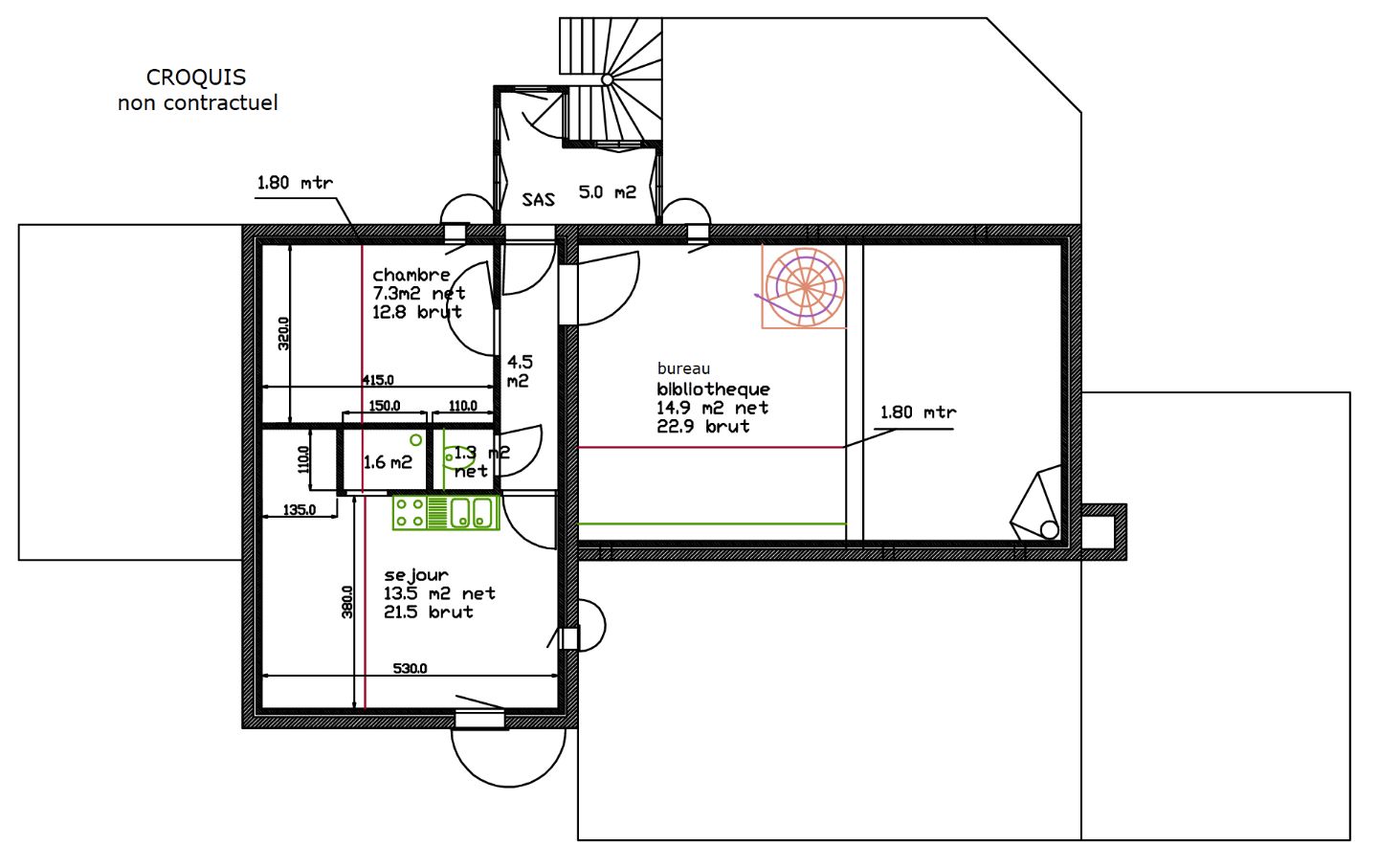 Maison à vendre  - 9 pièce(s) - 229m2 - Cesseras (34210)