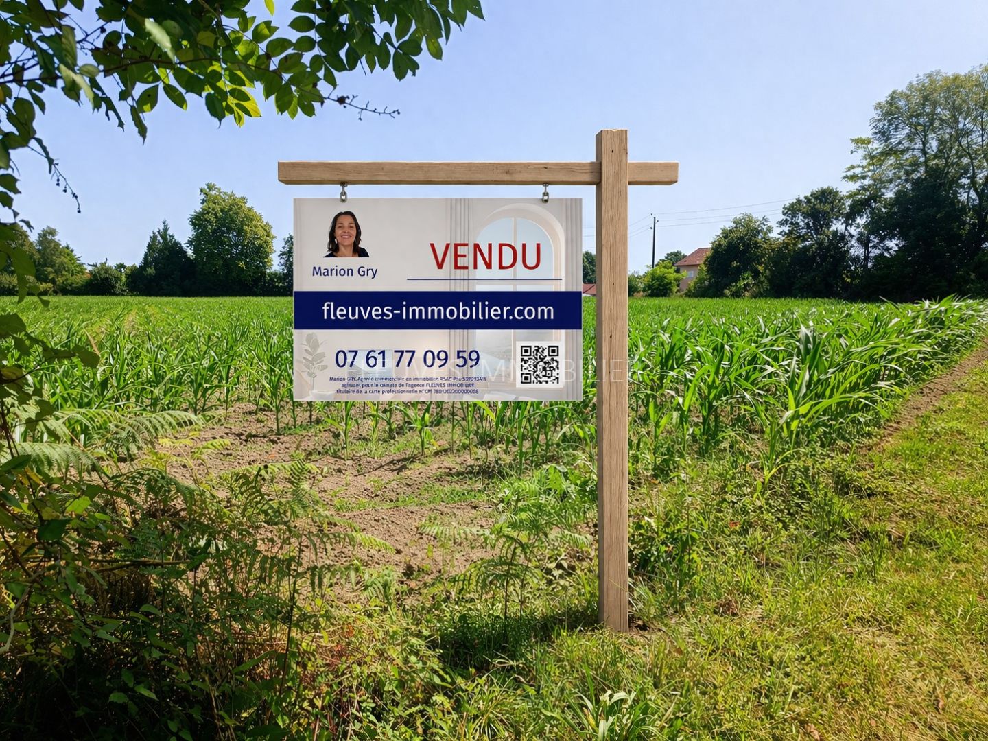  VENDU ! TERRAIN CONSTRUCTIBLE DE 1606 M² QUARTIER CALME