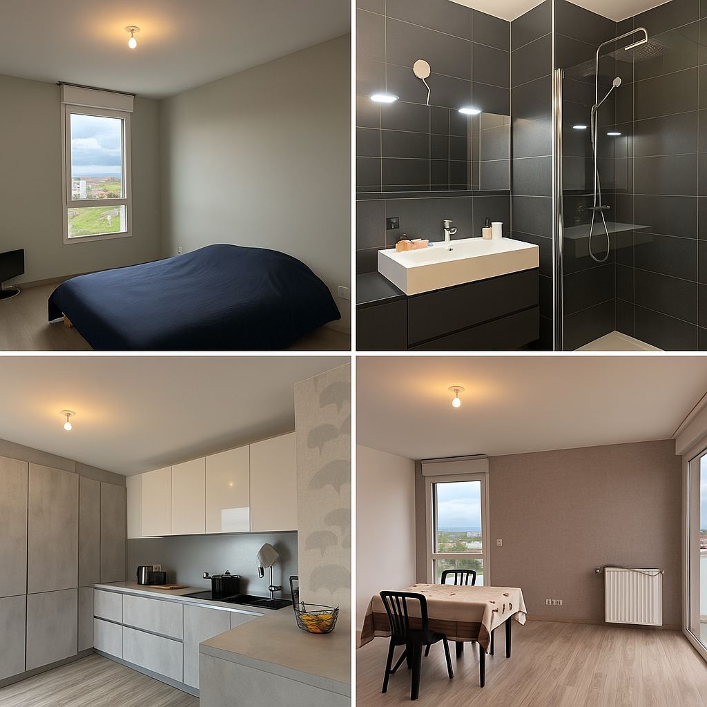 Appartement rénové à vendre  - 3 pièce(s) - 62m2 - Ambilly (74100)