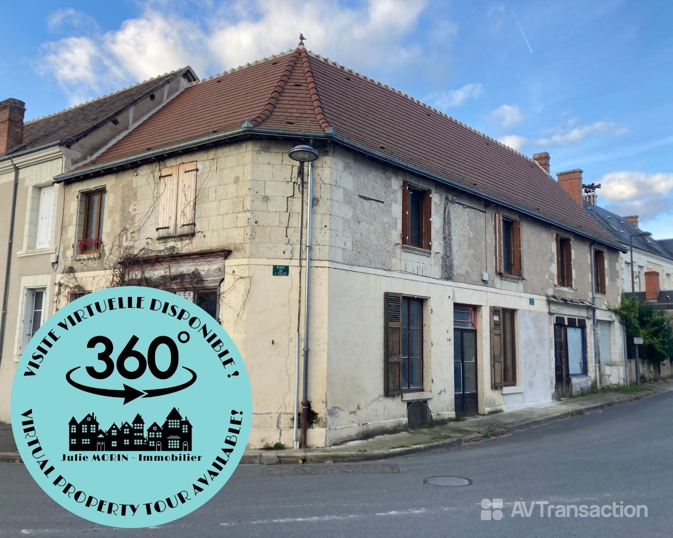 Maison de charme avec potentiel commercial au cœur du bourg !