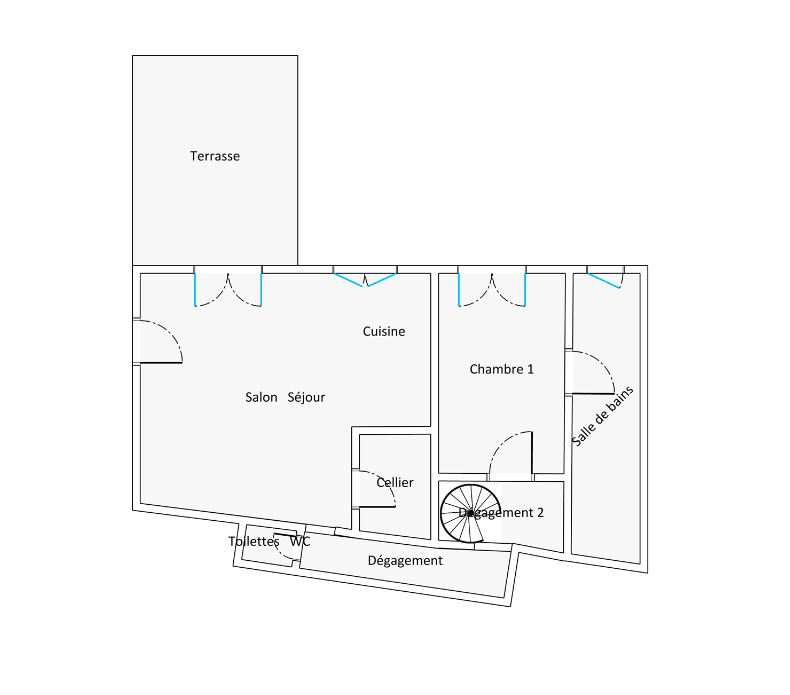 Appartement à vendre  - 3 pièce(s) - 72m2 - Le Gua (17600)