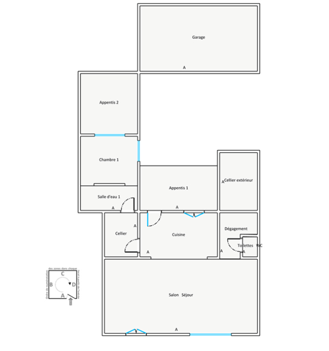 Maison à vendre  - 6 pièce(s) - 173m2 - Saint-sulpice-de-royan (17200)