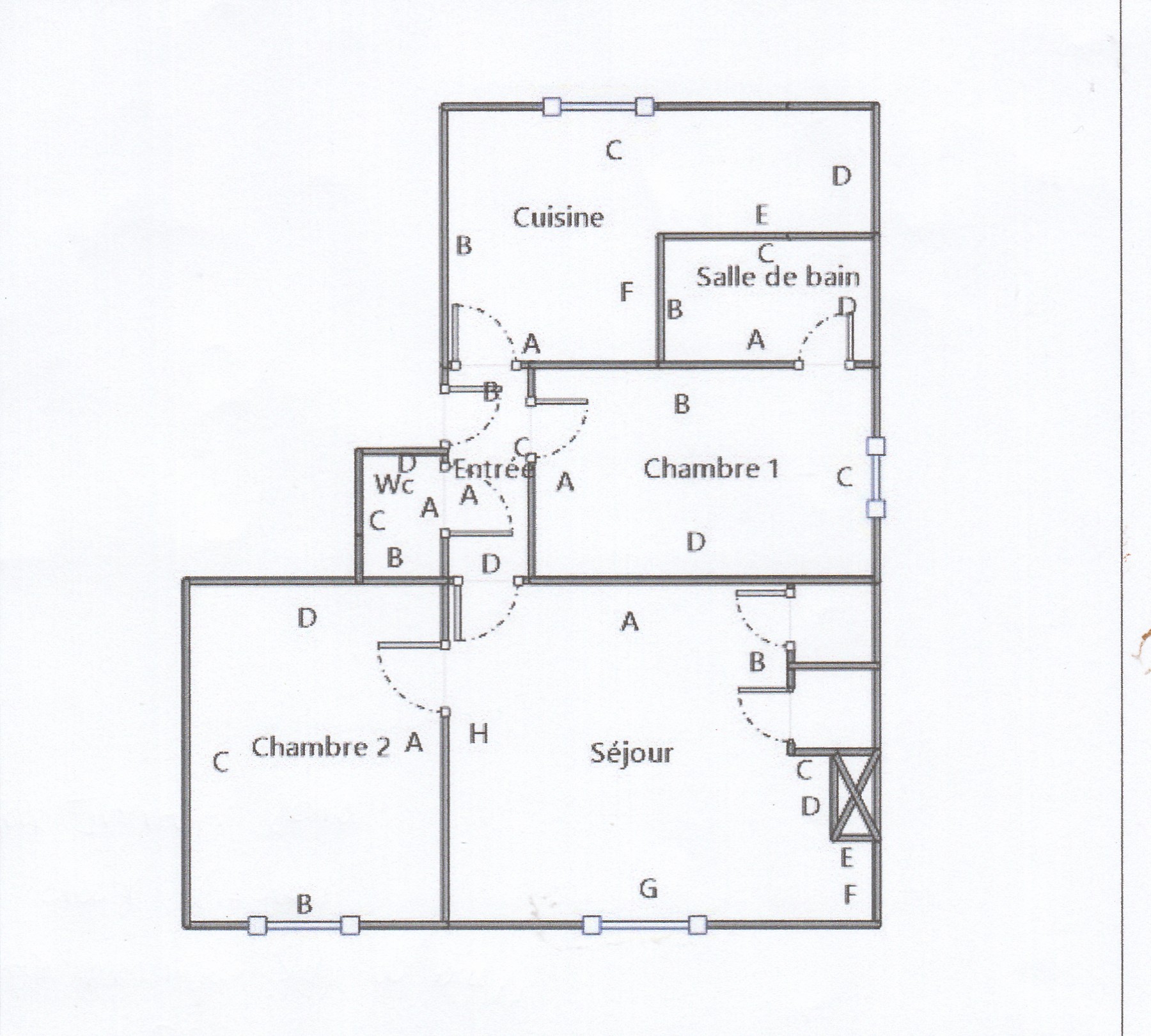 Appartement à vendre  - 3 pièce(s) - 54m2 - Lyon (69009)
