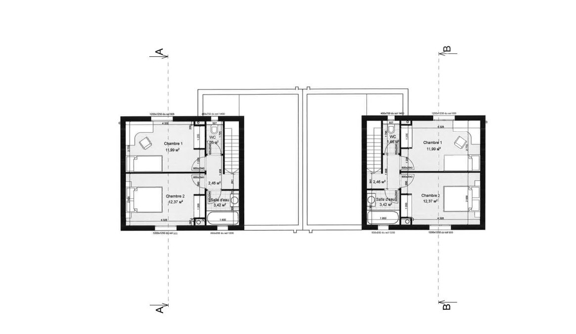 Maison à vendre  - 3 pièce(s) - 75m2 - Cuisery (71290)