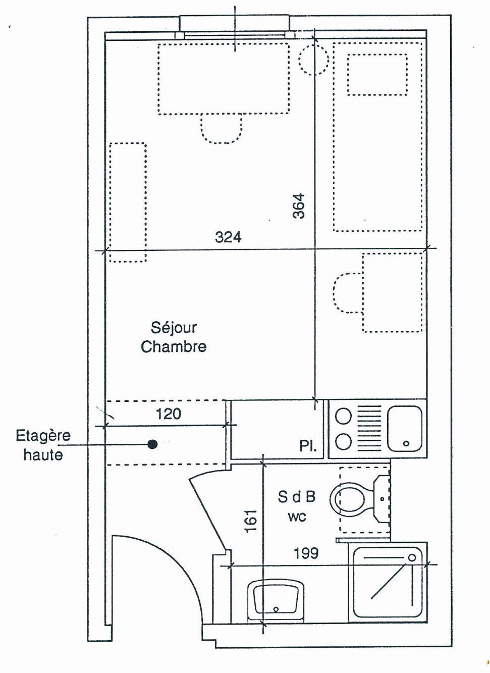 Appartement à vendre  - 1 pièce(s) - 18.45m2 - Noisy-le-grand (93160)