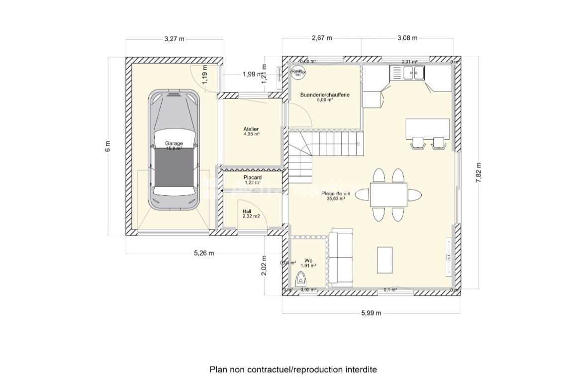 Maison individuelle à vendre  - 5 pièce(s) - 113m2 - Liepvre (68660)