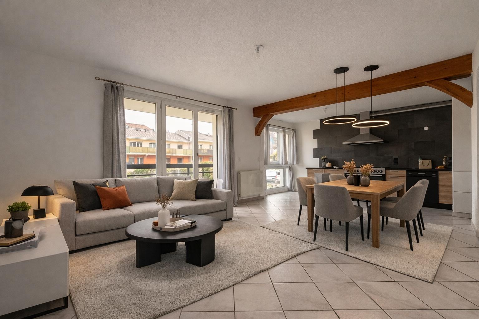 Appartement terrasse à vendre  - 3 pièce(s) - 70m2 - Ville-la-grand (74100)