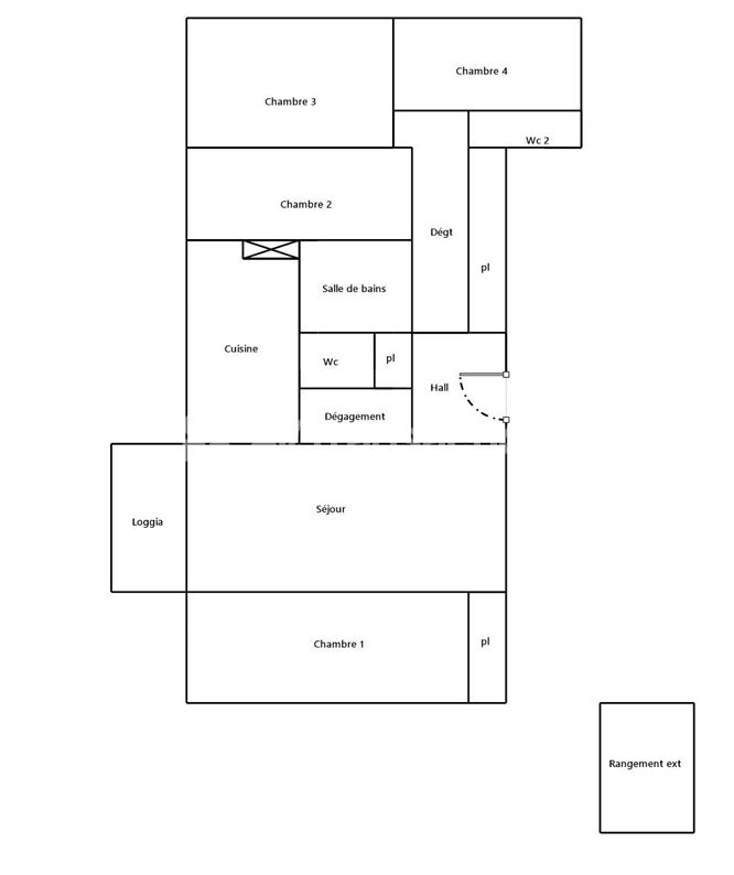 Appartement à vendre  - 5 pièce(s) - 98m2 - Bron (69500)