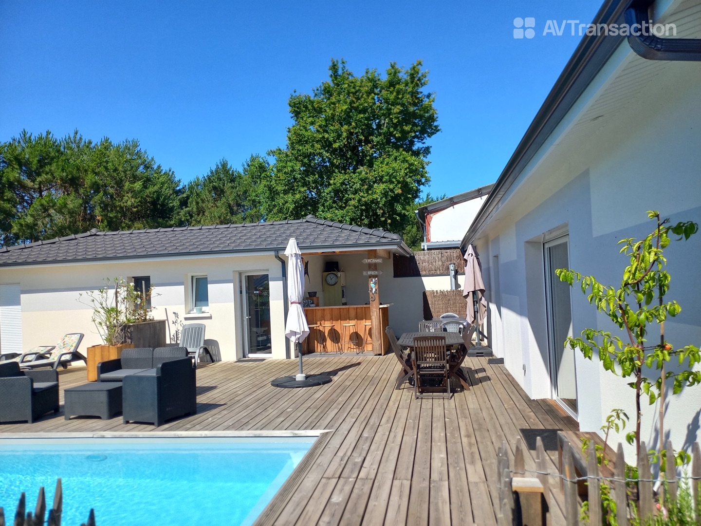 Maison contemporaine sous décennale à Lacanau Ville