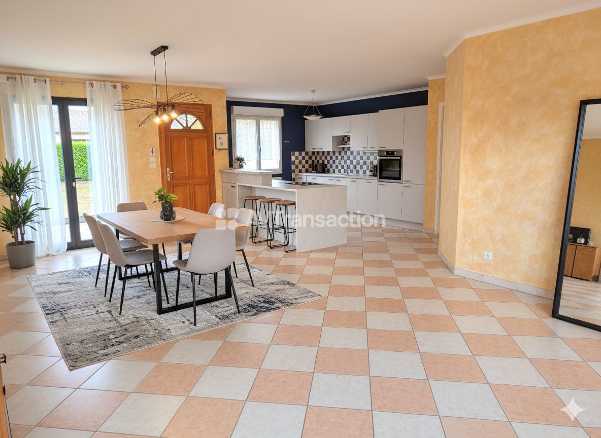 Maison Plain-pied 100 m2 3 ch sur 750m2 de terrain clos