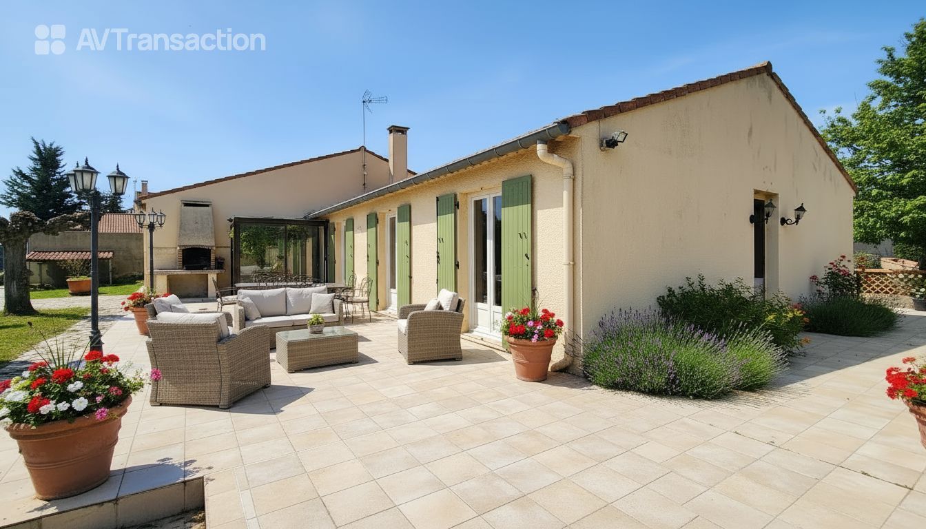 Maison à vendre  - 6 pièce(s) - 131m2 - Jonquières-saint-vincent (30300)