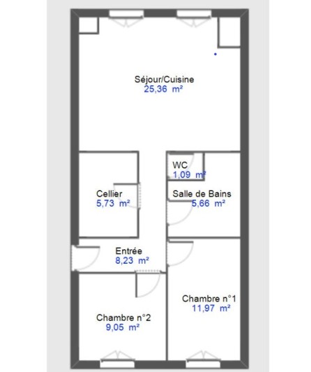 Appartement à vendre  - 3 pièce(s) - 70m2 - Saint-laurent-sur-saône (01750)