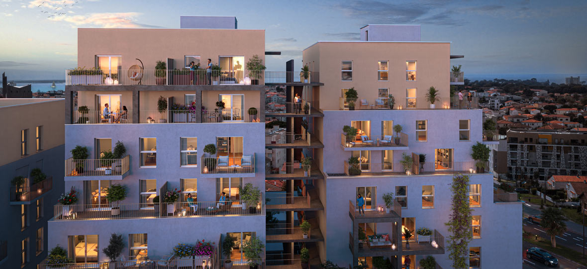 Appartement en frais réduit à vendre  - 2 pièce(s) - 46.27m2 - Royan (17200)