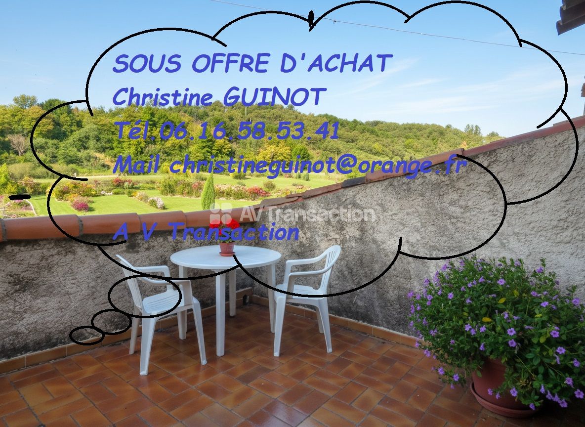 MONTFERRAT : SOUS OFFRE D'ACHAT   Appartement T 4, avec terrasse