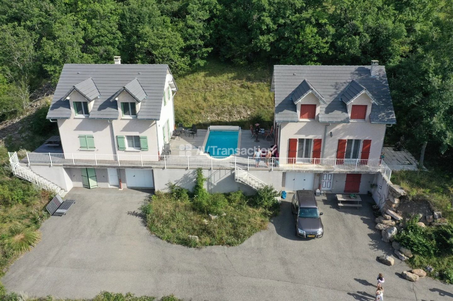 Maison avec vue panoramique &amp; piscine chauffée