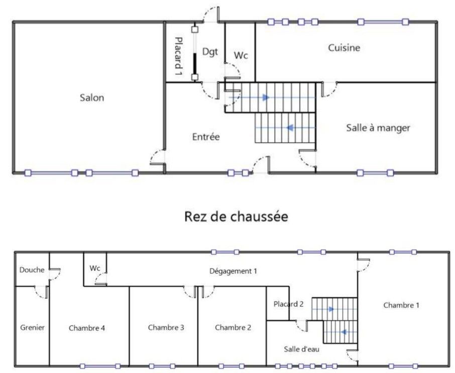 Maison à vendre  - 7 pièce(s) - 145m2 - Argentré (53210)