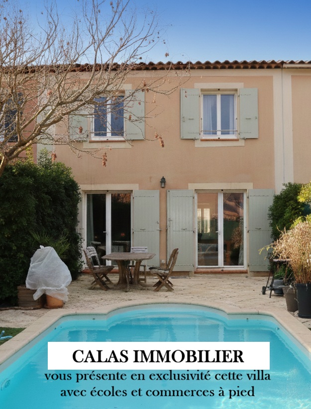 NOUVEAU ! Villa au calme au centre du village de CALAS