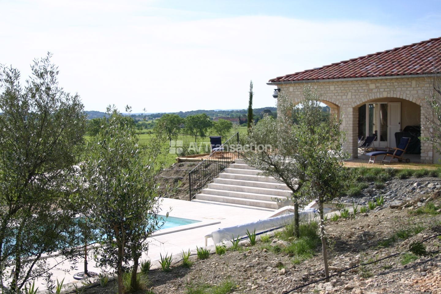 Villa d'architecte à vendre  - 7 pièce(s) - 165m2 - Tornac (30140)
