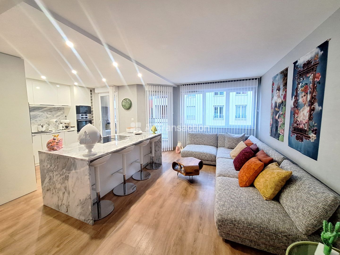 Appartement à vendre  - 2 pièce(s) - 52.5m2 - Villeurbanne (69100)