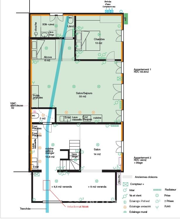 Maison à vendre  - 8 pièce(s) - 173.6m2 - Lit-et-mixe (40170)