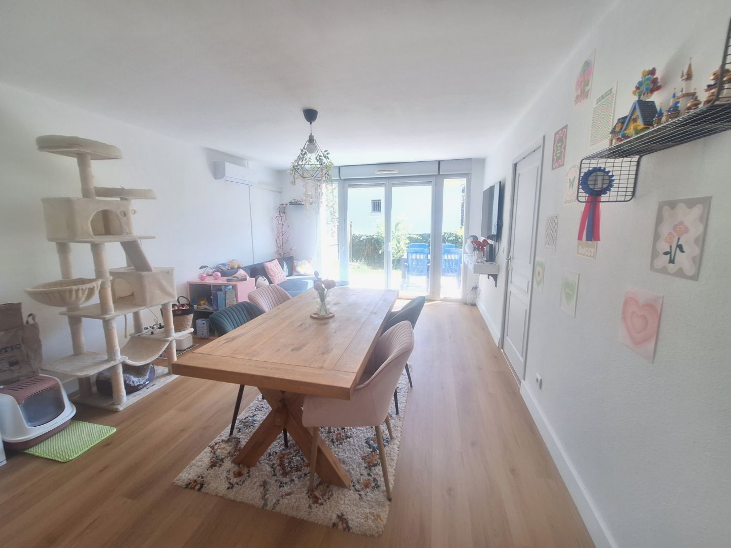 T3 55 m² –Jardin privatif 66 m²– Garage inclus –Proche Montchat