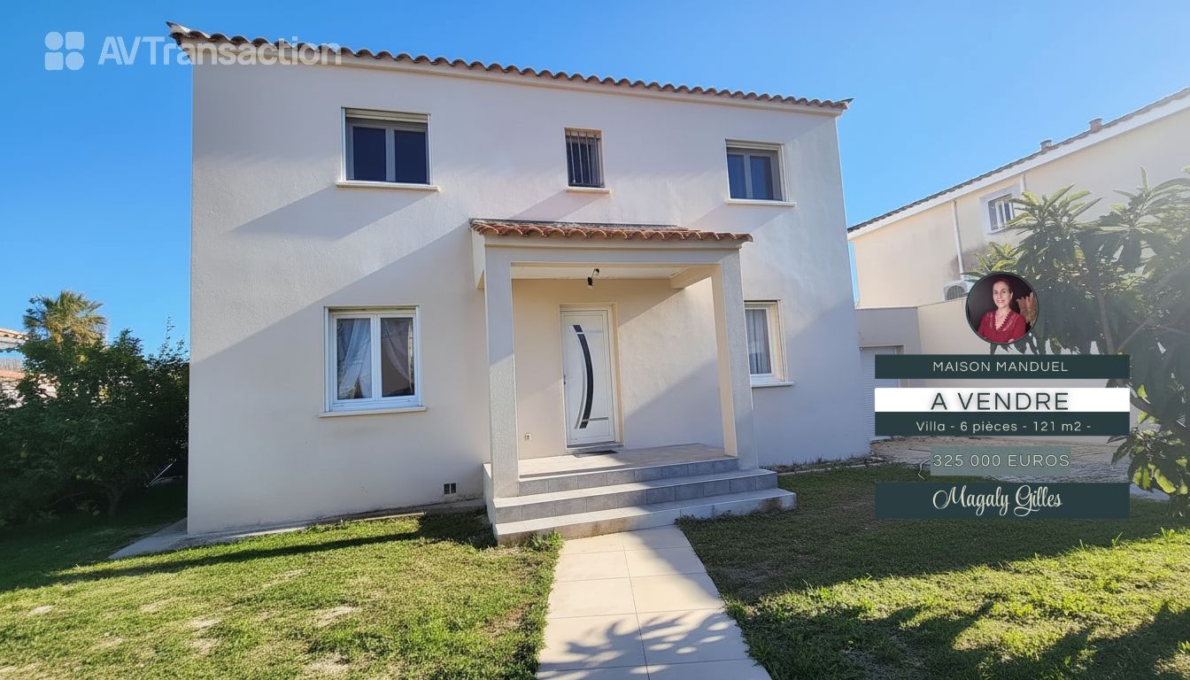 Maison à vendre  - 5 pièce(s) - 122m2 - Manduel (30129)