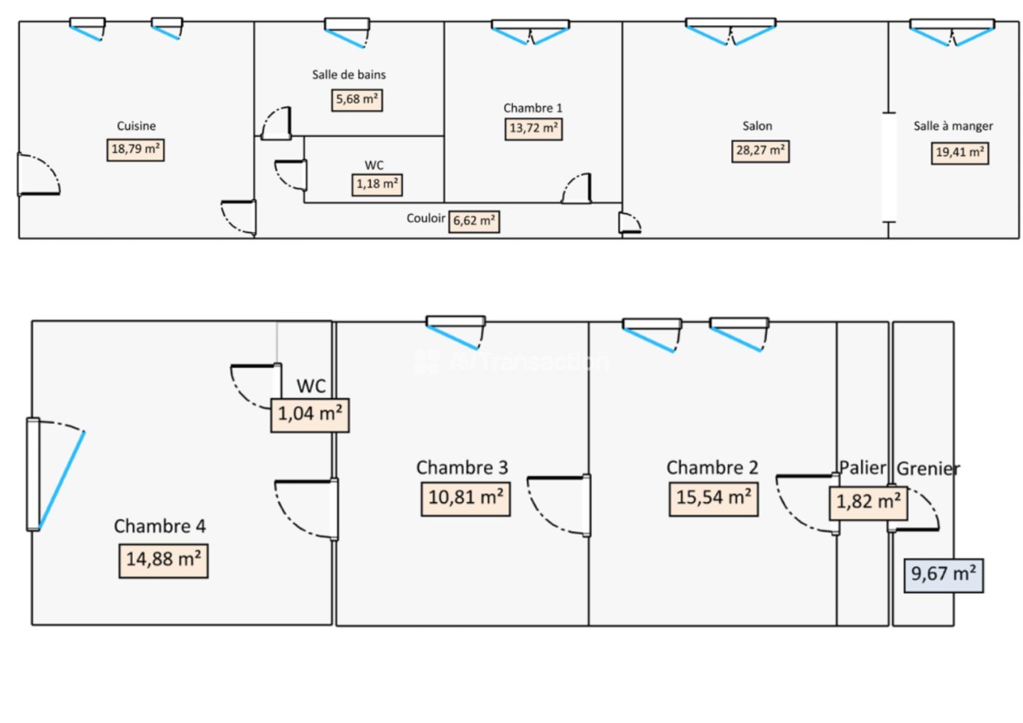 Maison à vendre  - 7 pièce(s) - 141m2 - Soulgé-sur-ouette (53210)