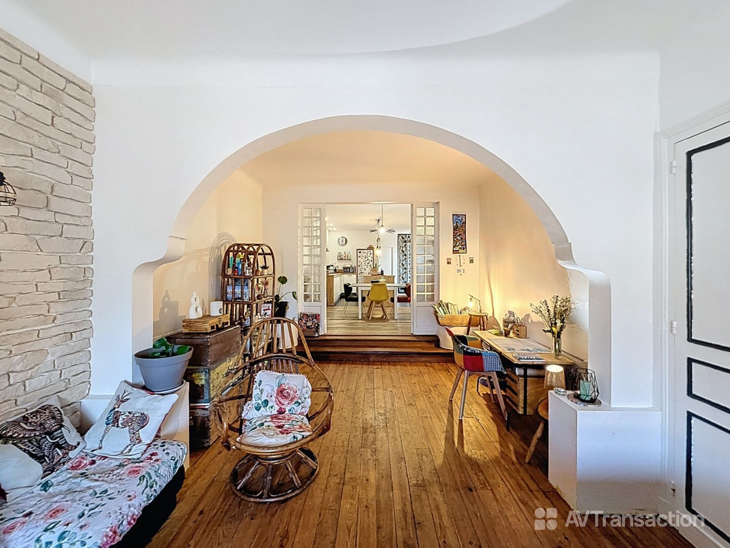 Appartement de charme, rénové, T3 avec terrasse