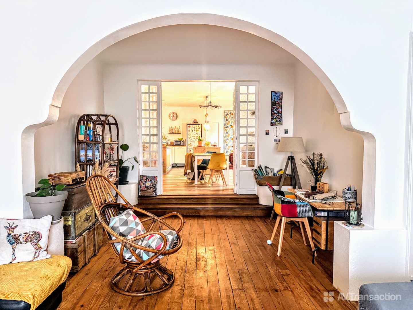 Appartement de charme, rénové, T3 avec terrasse