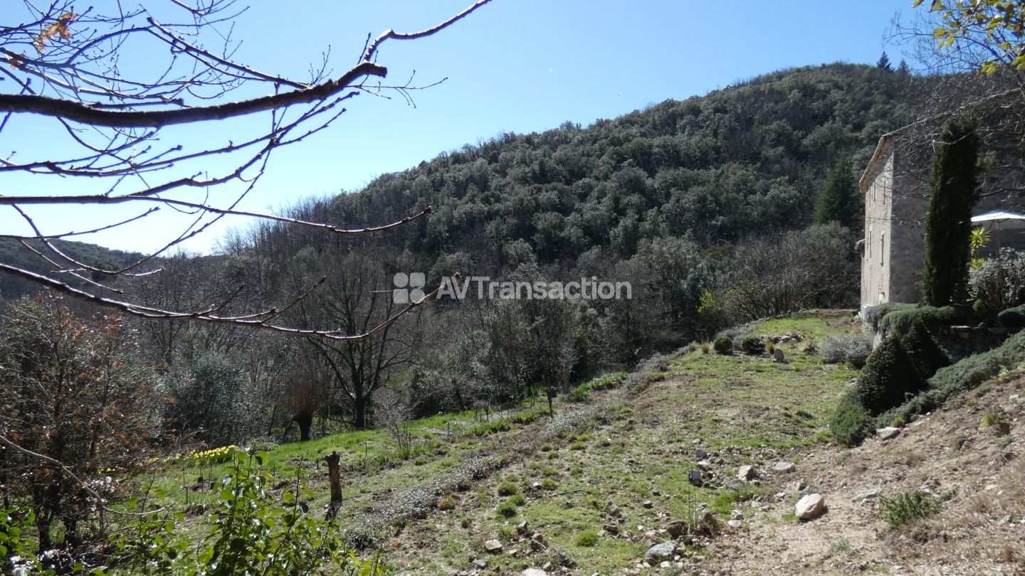 Mas en pierres + source + 2,5 hectares de nature