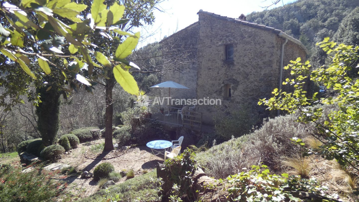 Mas en pierres + source + 2,5 hectares de nature