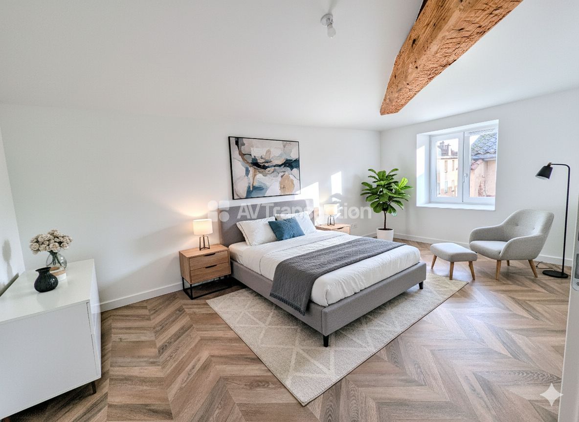 Appartement de  70 m2 , 2 chambres , dressing