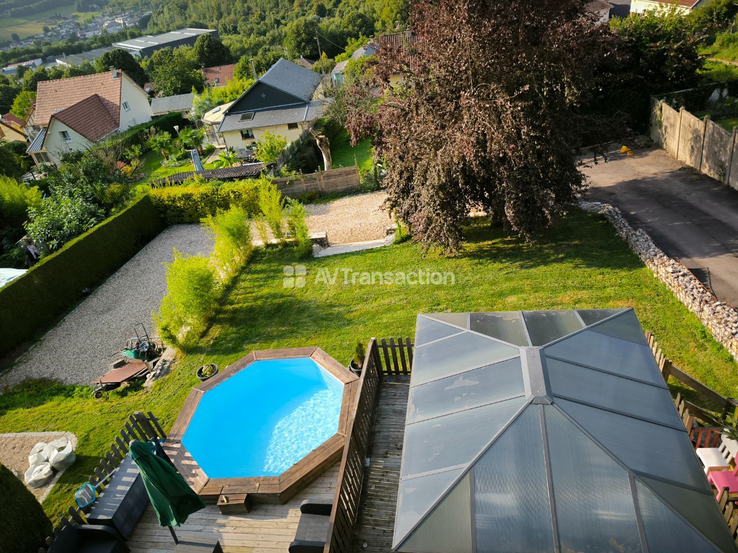 Maison quartier résidentiel