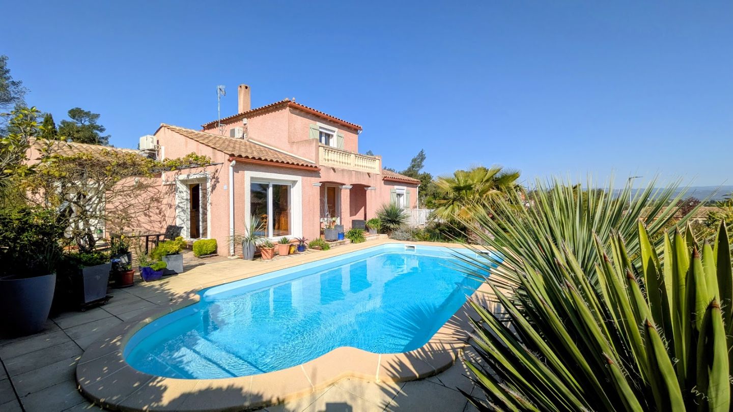 Villa avec vue panoramique à Tourouzelle (11200 - Aude)