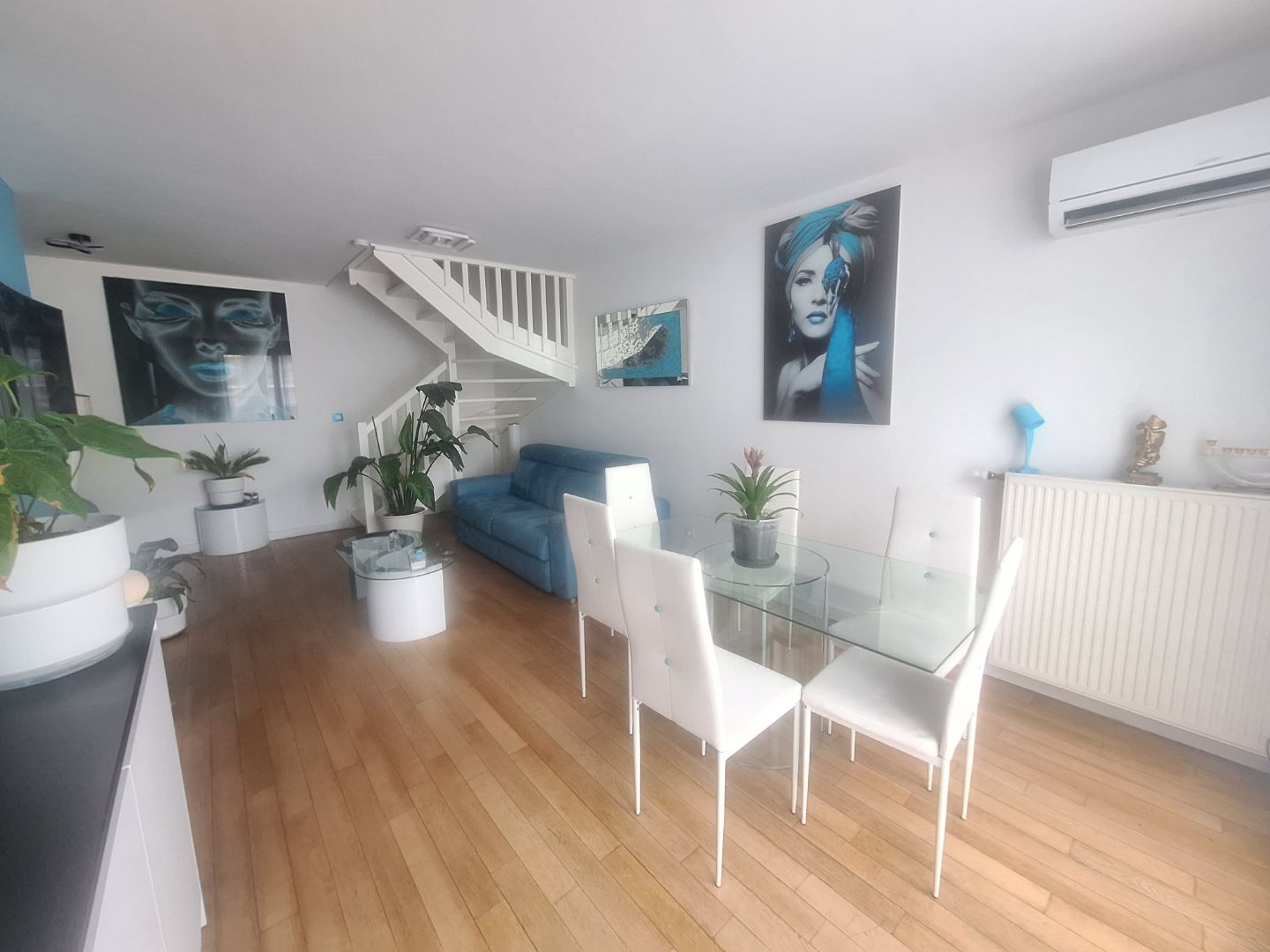 Duplex T3 de 64m²-Rénové–Climatisé–Balcon–Garage-Av. de l'Europe