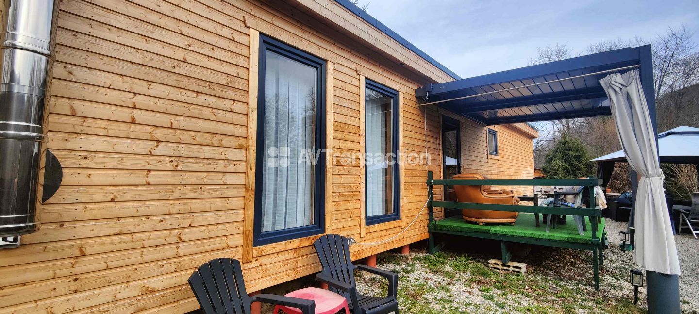 Camping à vendre  - 9 pièce(s) - 80m2 - Saint-martin-cantalès (15140)